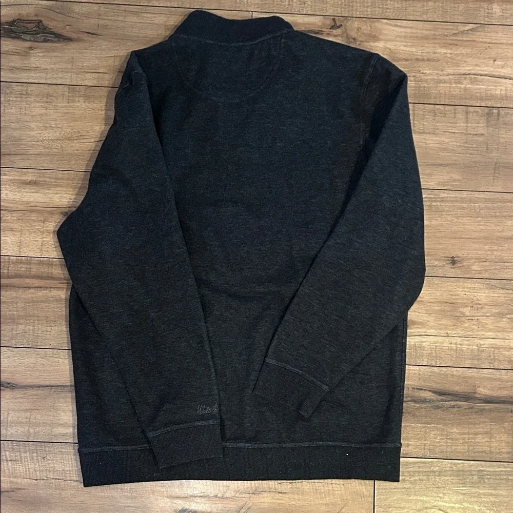 Walter Hagen Golf Course Casual Men's Black Zip-Up Sweater